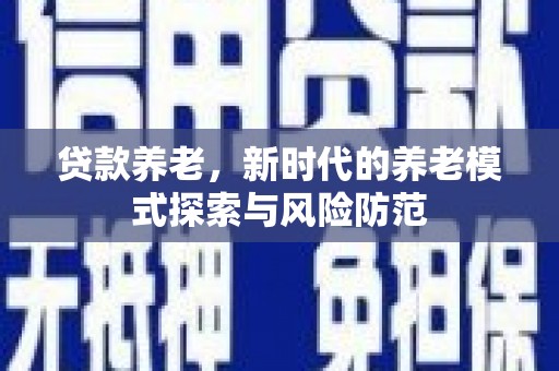 宝丰贷款养老，新时代的养老模式探索与风险防范
